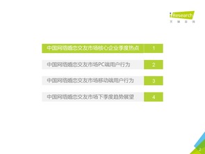 2016年第二季度中國網(wǎng)絡(luò)婚戀行業(yè)監(jiān)測(cè)報(bào)告 婚戀信息咨詢市場(chǎng)分析與展望